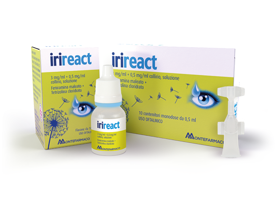 collirio decongestionante e antiallergico irireact