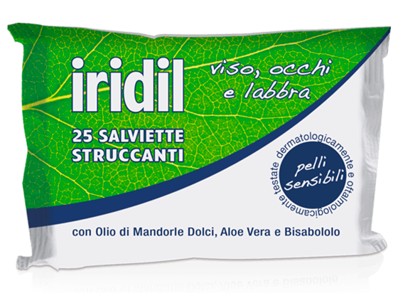 iridil salviette struccanti